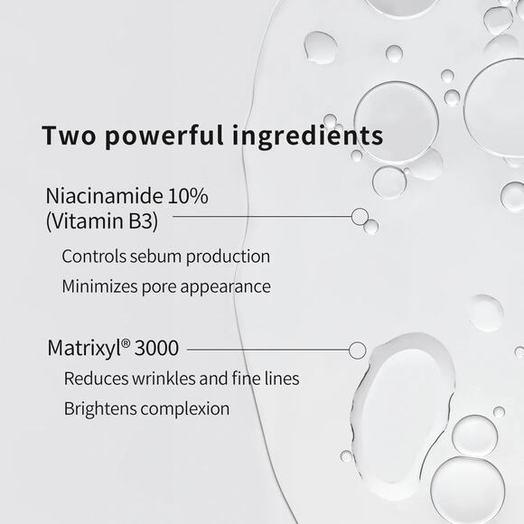 EPIELLE K- Beauty Complex Niacinamide 10% Serum | Matrixyl 3000,‎ Peptide 3.0 oz - Picture 2 of 13